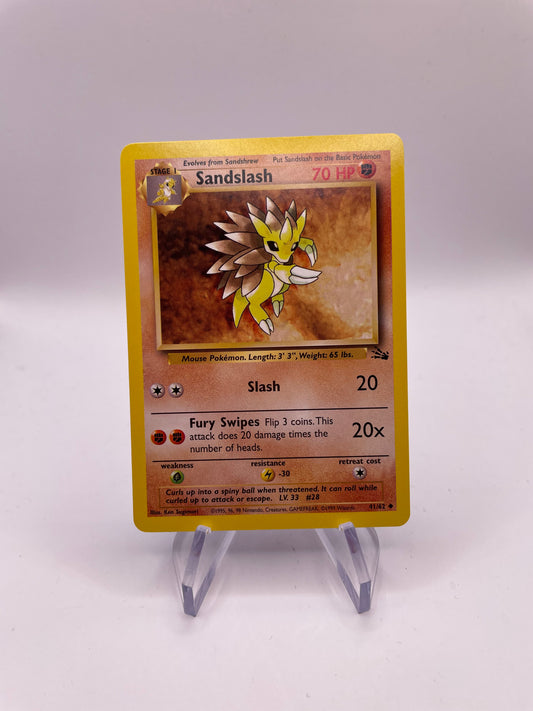 Pokemon Karte Fossil Sandslash 41/62 Englisch