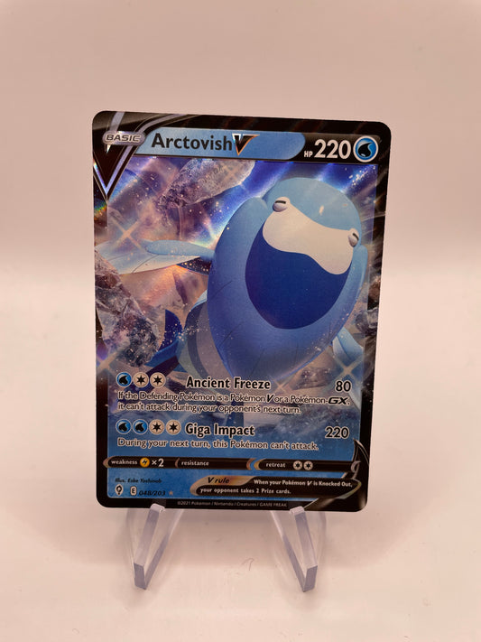 Pokémon Karte V Arctovish 48/203 Englisch