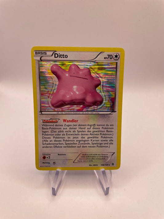 Pokemon Karte Holo Ditto 108/149 Deutsch