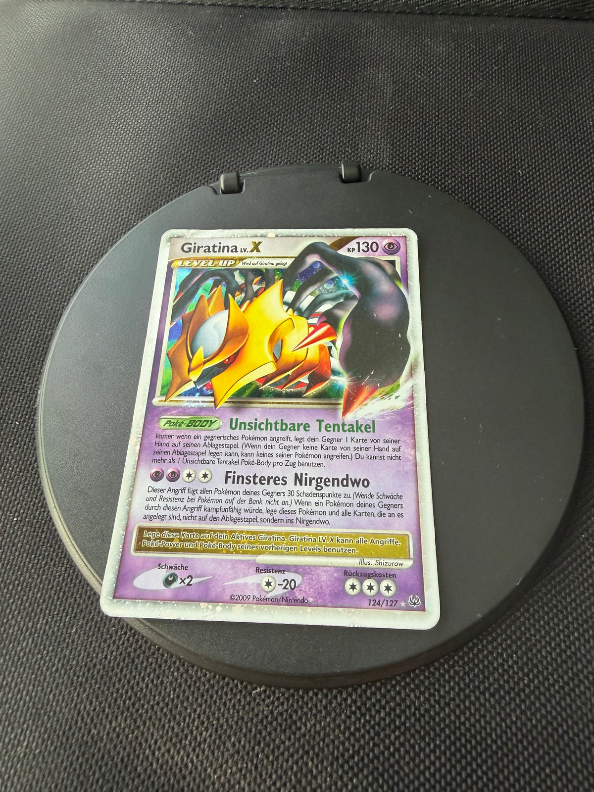 Pokemon Karte Lv.X Giratina 124/127 Deutsch