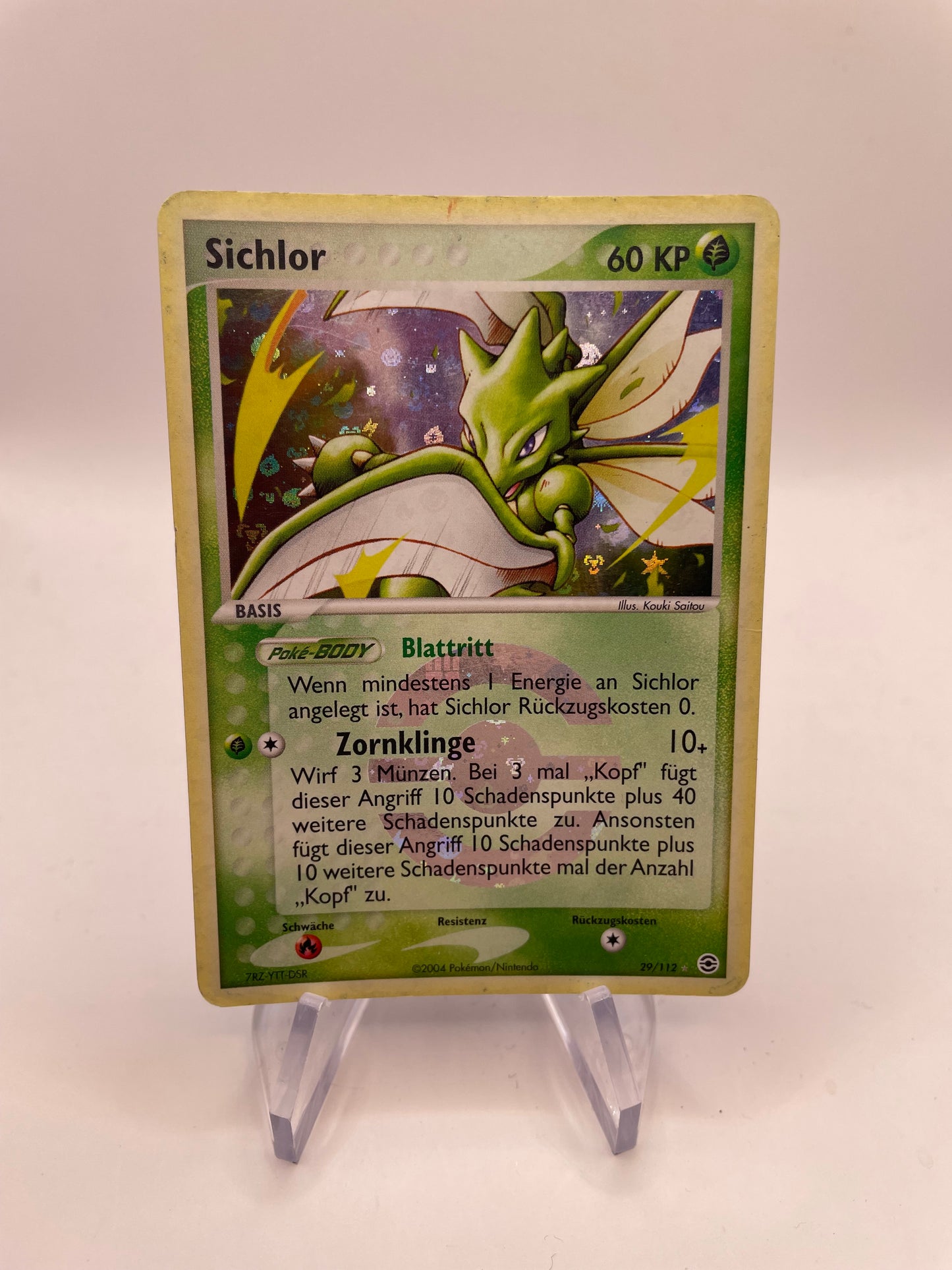 Pokemon Karte Holo Sichlor 29/112 Deutsch
