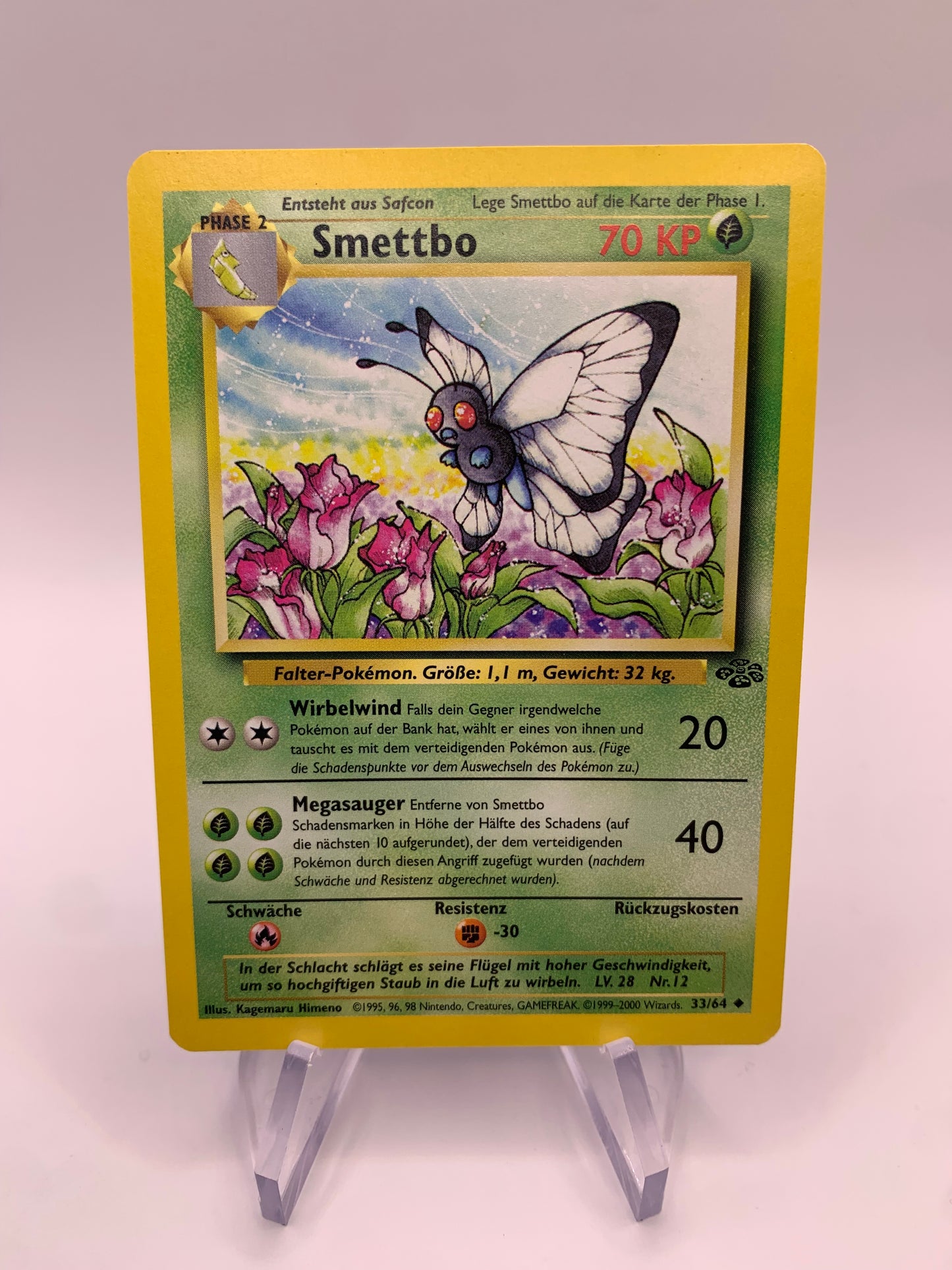 Pokémon Card Smettbo 33/64 Jungle German