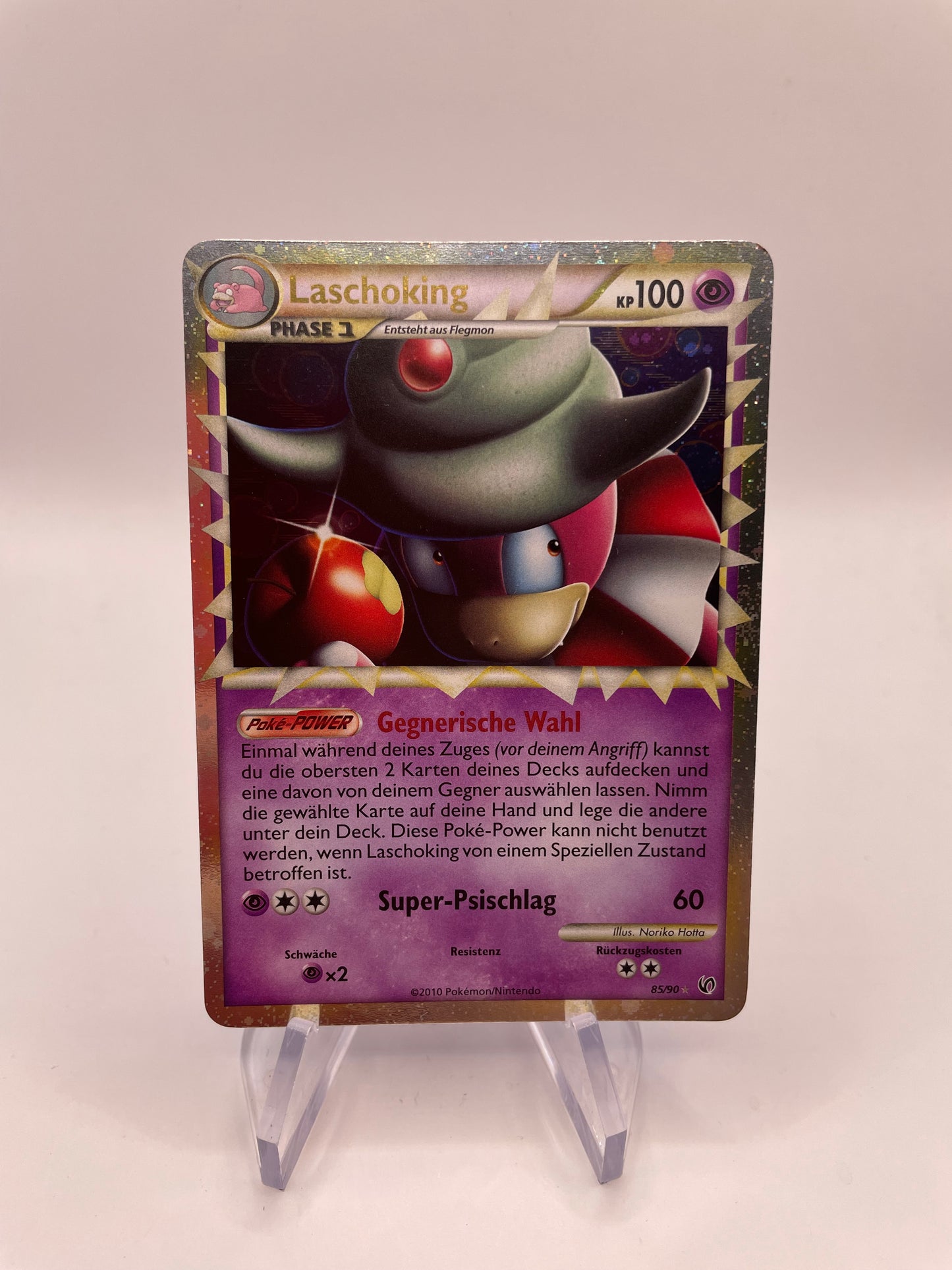 Pokemon Karte Prime Laschoking 85/90 Deutsch