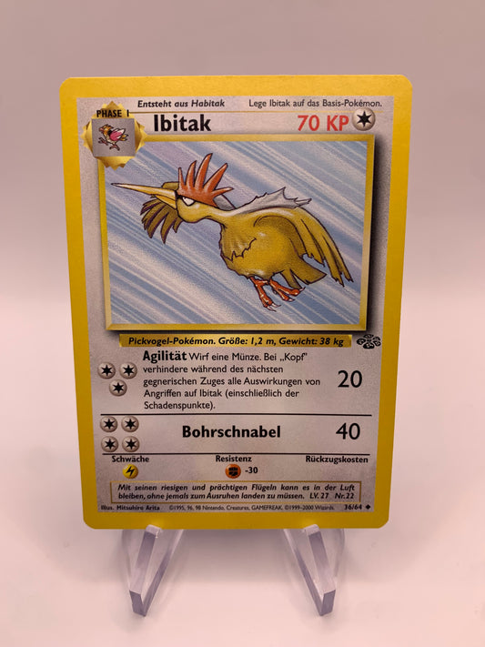 Pokémon Karte Ibitak 36/64 Jungel Deutsch