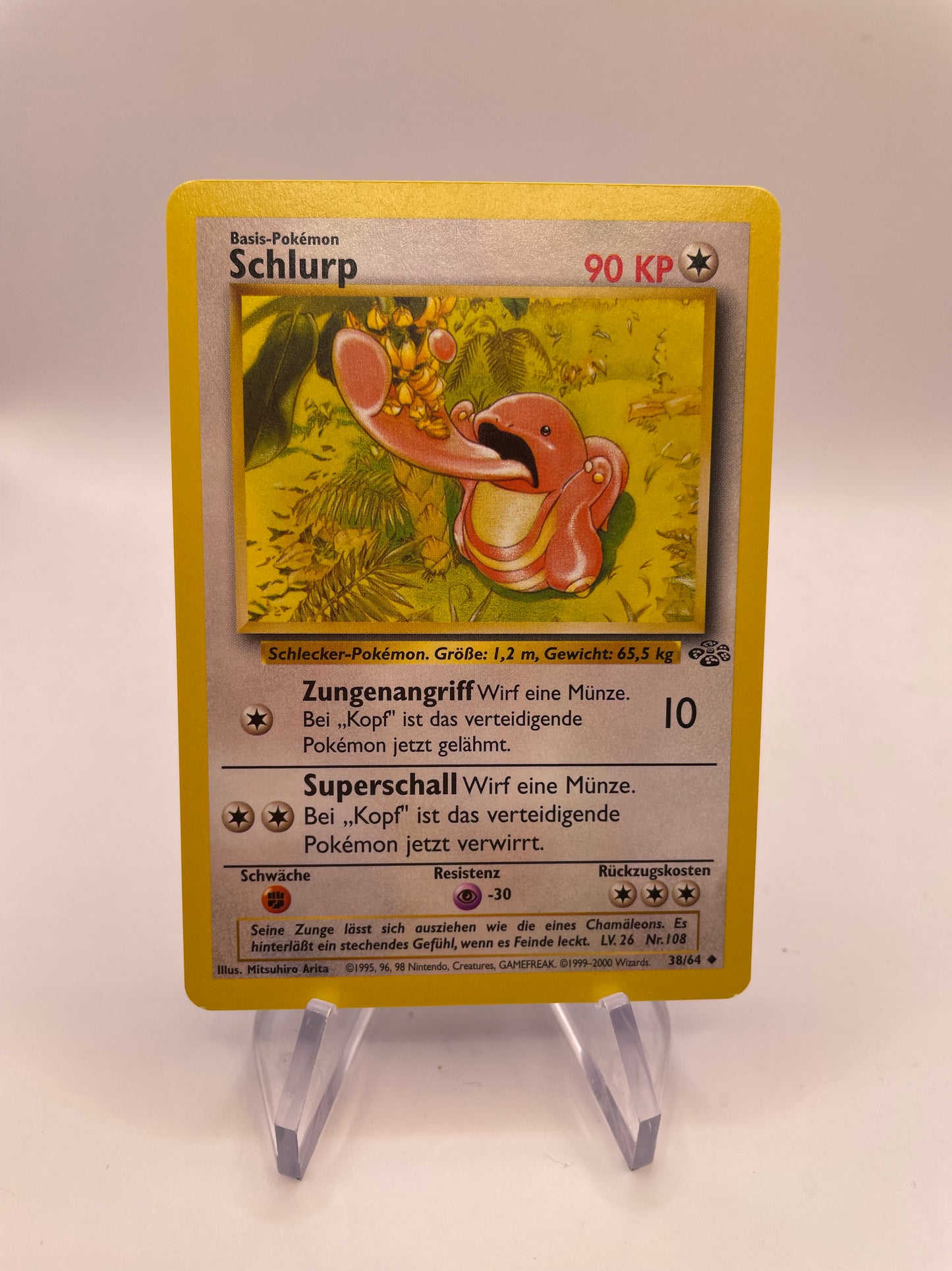 Pokemon Karte Schlurp 38/64 Jungel deutsch