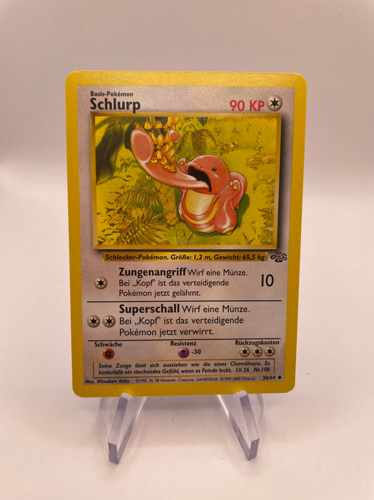 Pokemon Karte Schlurp 38/64 Jungel deutsch