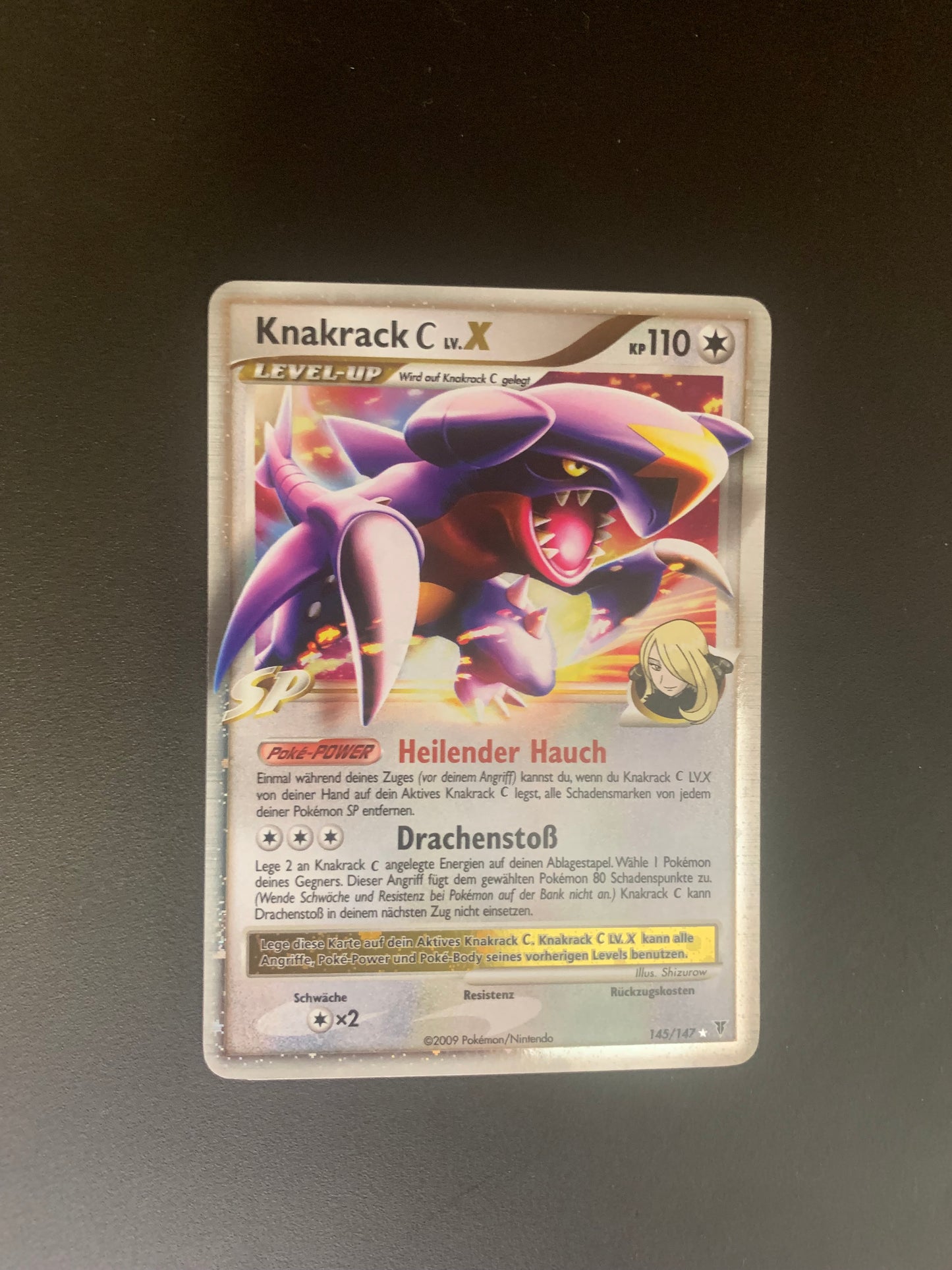 Pokemon Karte Lv.X Knakrack 145/147 Deutsch