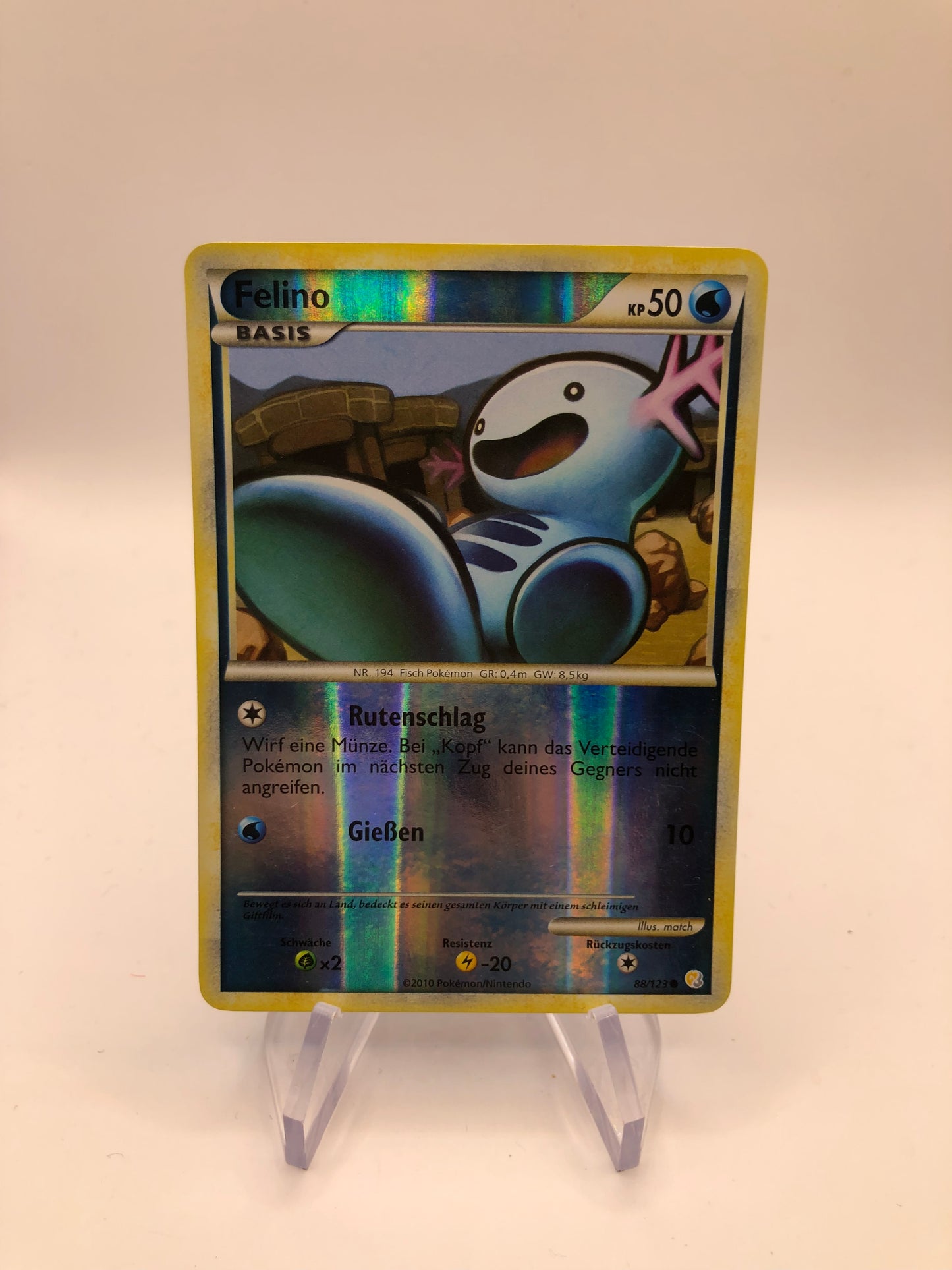 Pokemon Karte Revers Felino 88/123 Deutsch
