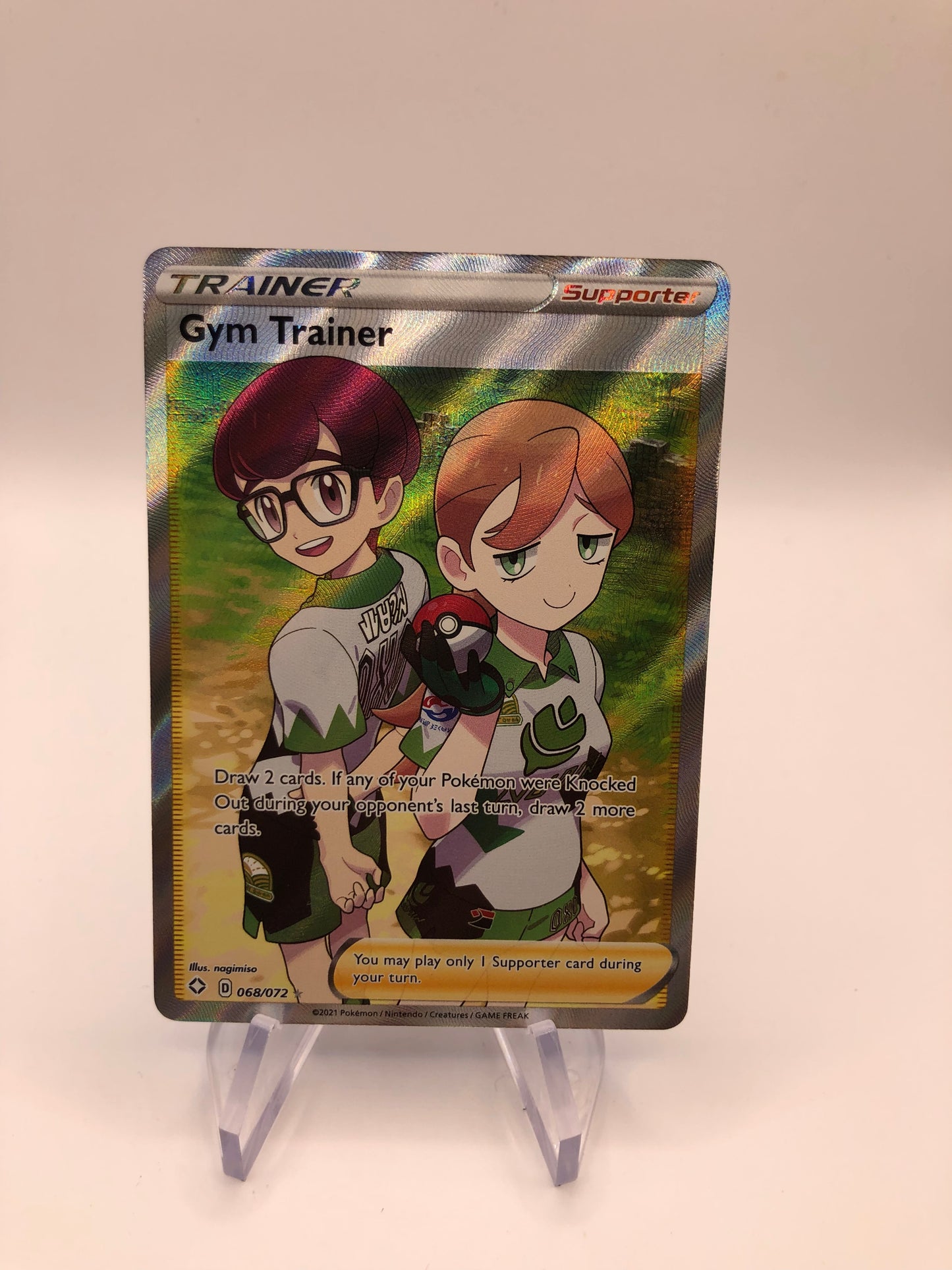 Pokemon Karte Trainer Gym Trainer 68/72 Englisch