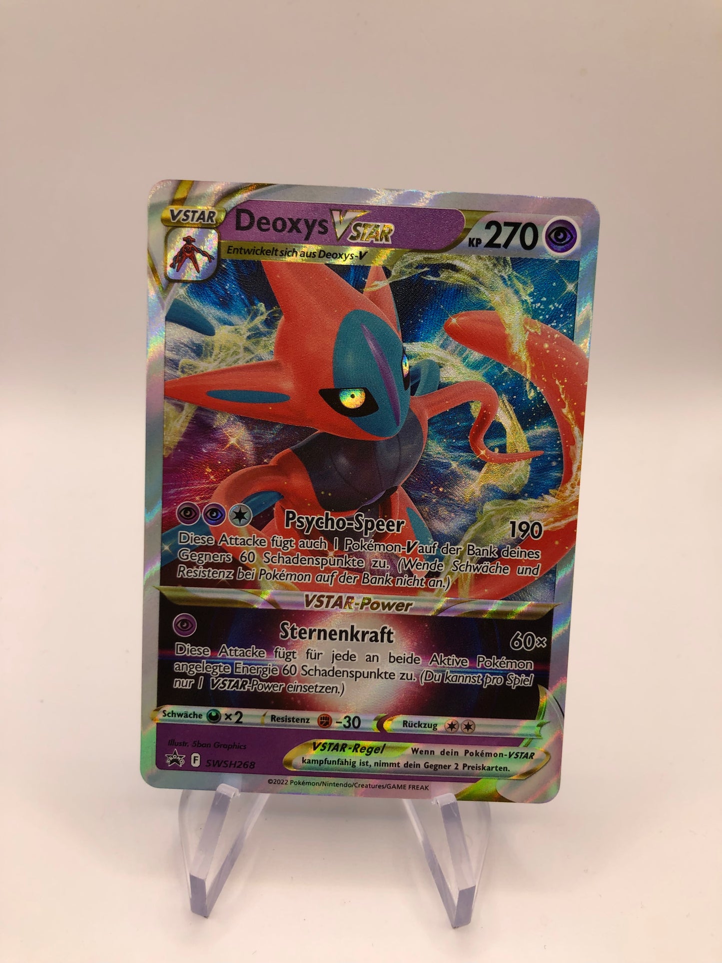 Pokemon Karte Vstar Promo Deoxys SWSH268 Deutsch