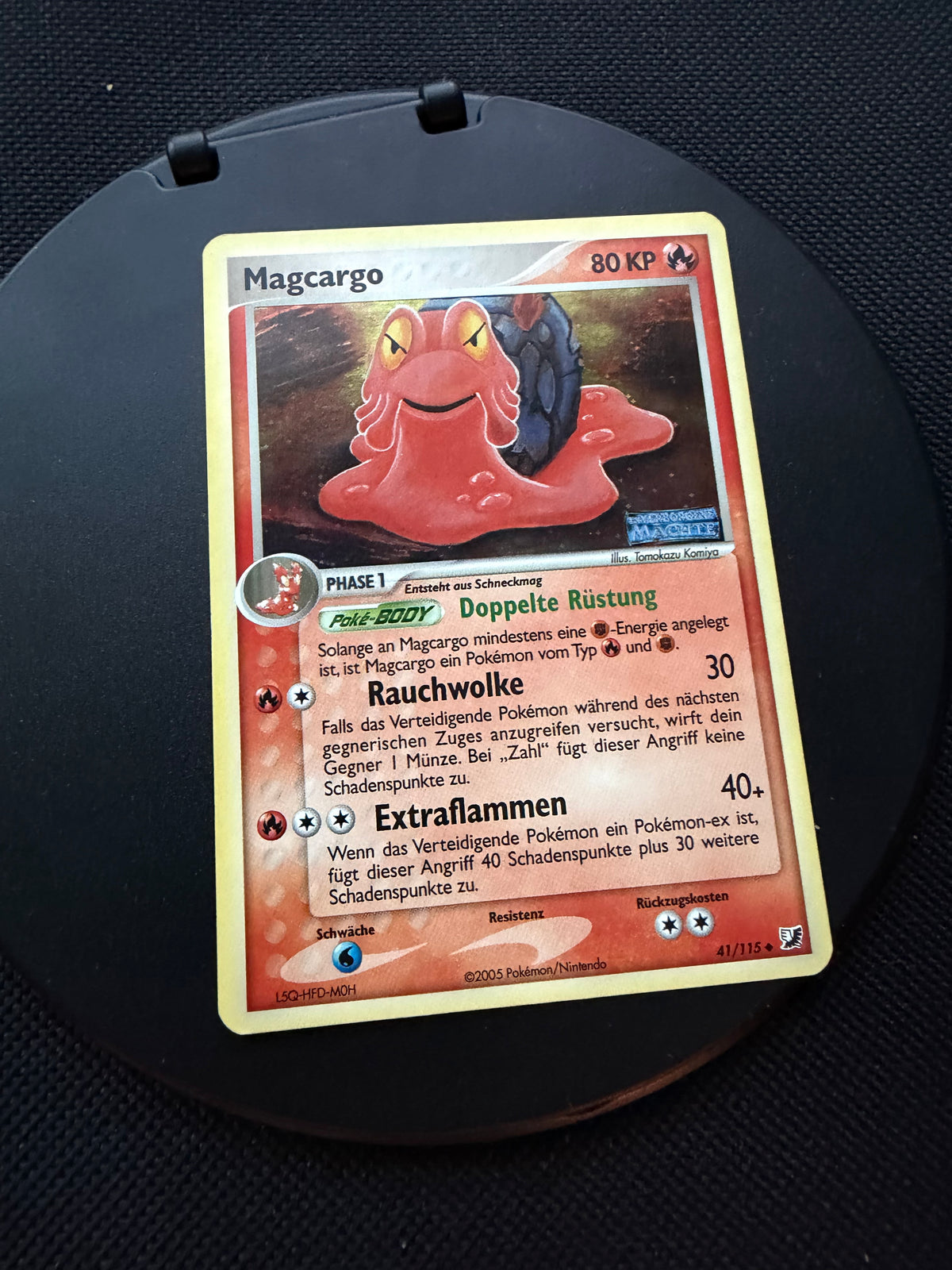 Pokemon Karte Stamp Magcargo 41/115 Deutsch