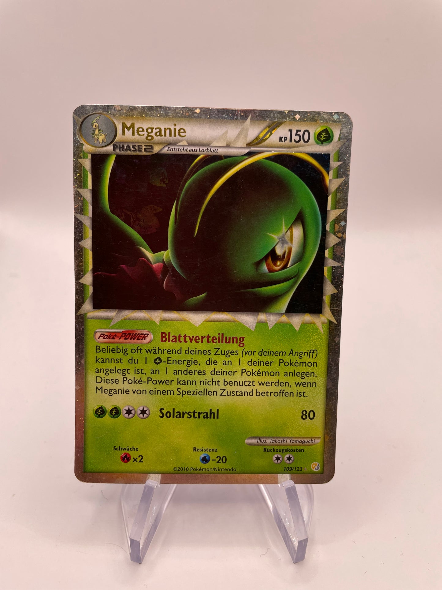 Pokemon Karte Prime Meganie 109/123 Deutsch