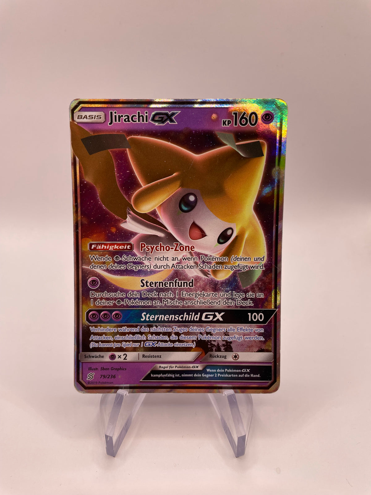 Pokemon Karte GX Jirachi 79/236 Deutsch