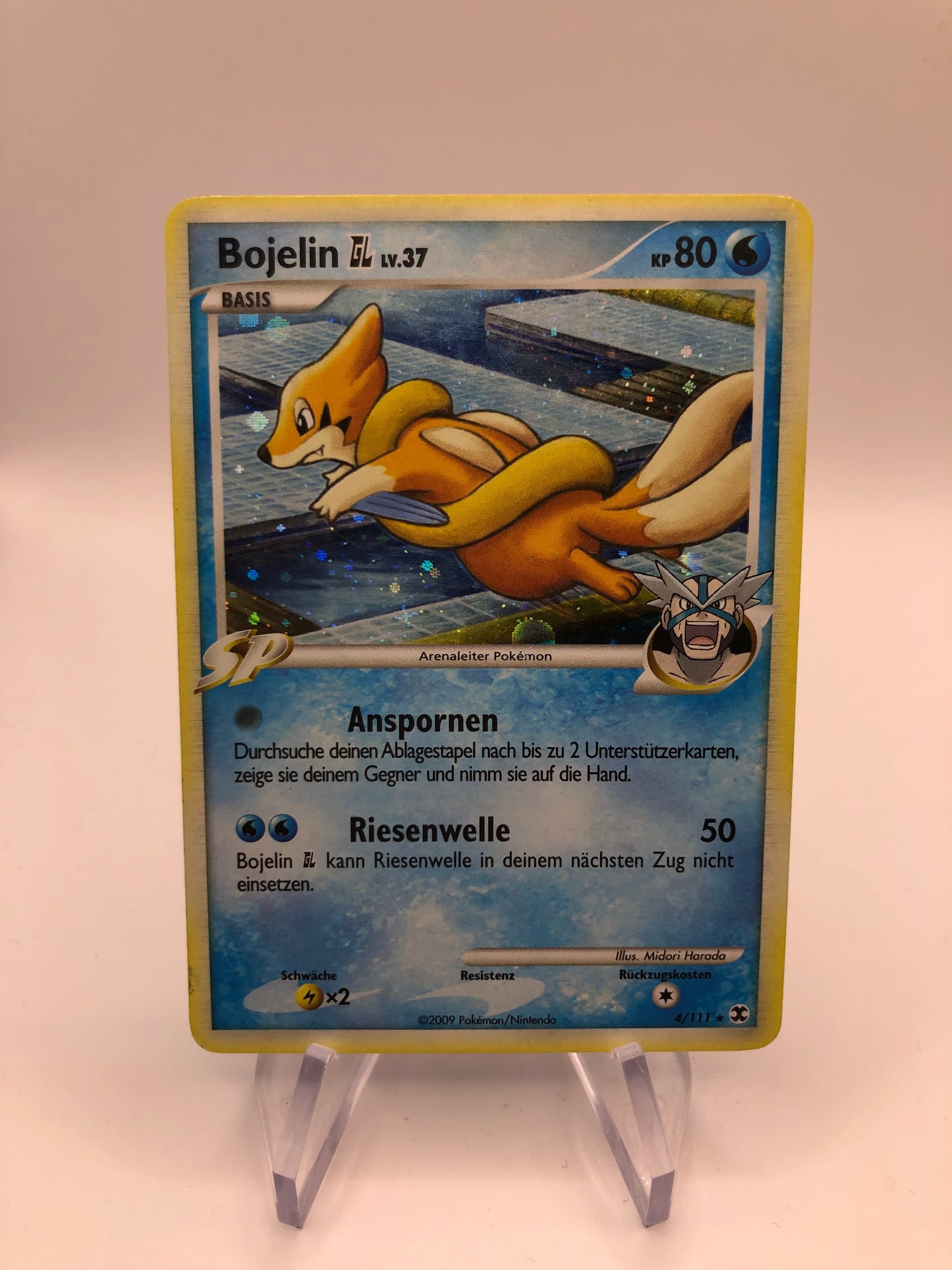 Pokemon Karte Holo Bojelin 4/111 Deutsch