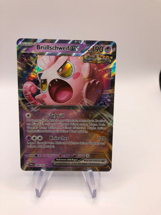 Pokemon Karte Ex Brüllschweif 94/167 Deutsch