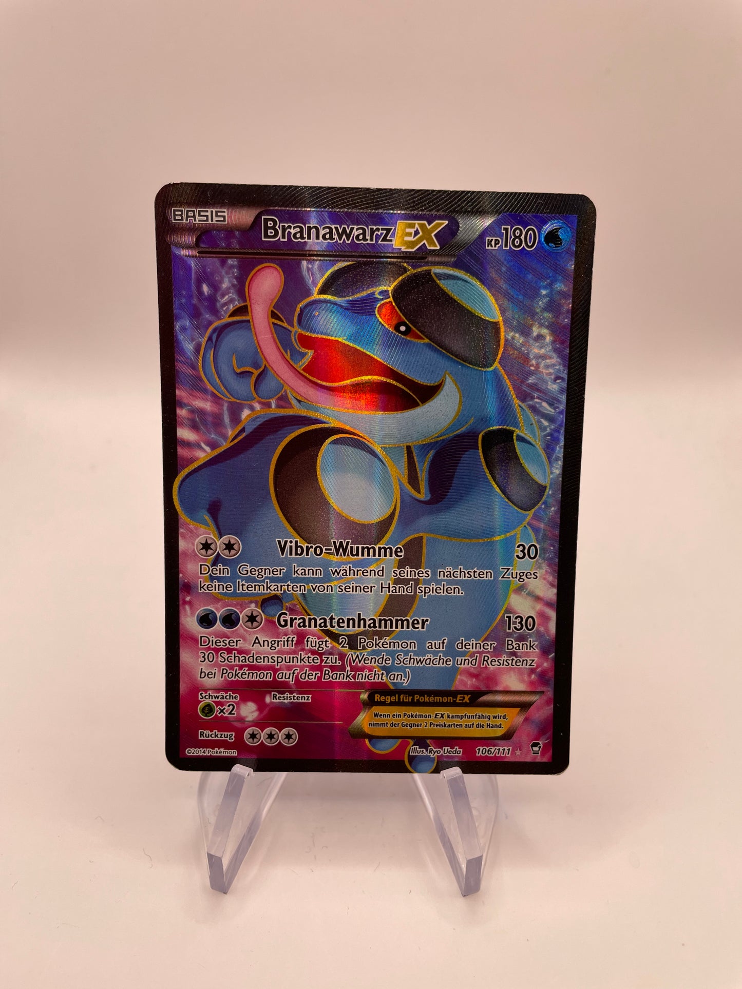 Pokemon Karte Ex Branawarz 106/111 Deutsch