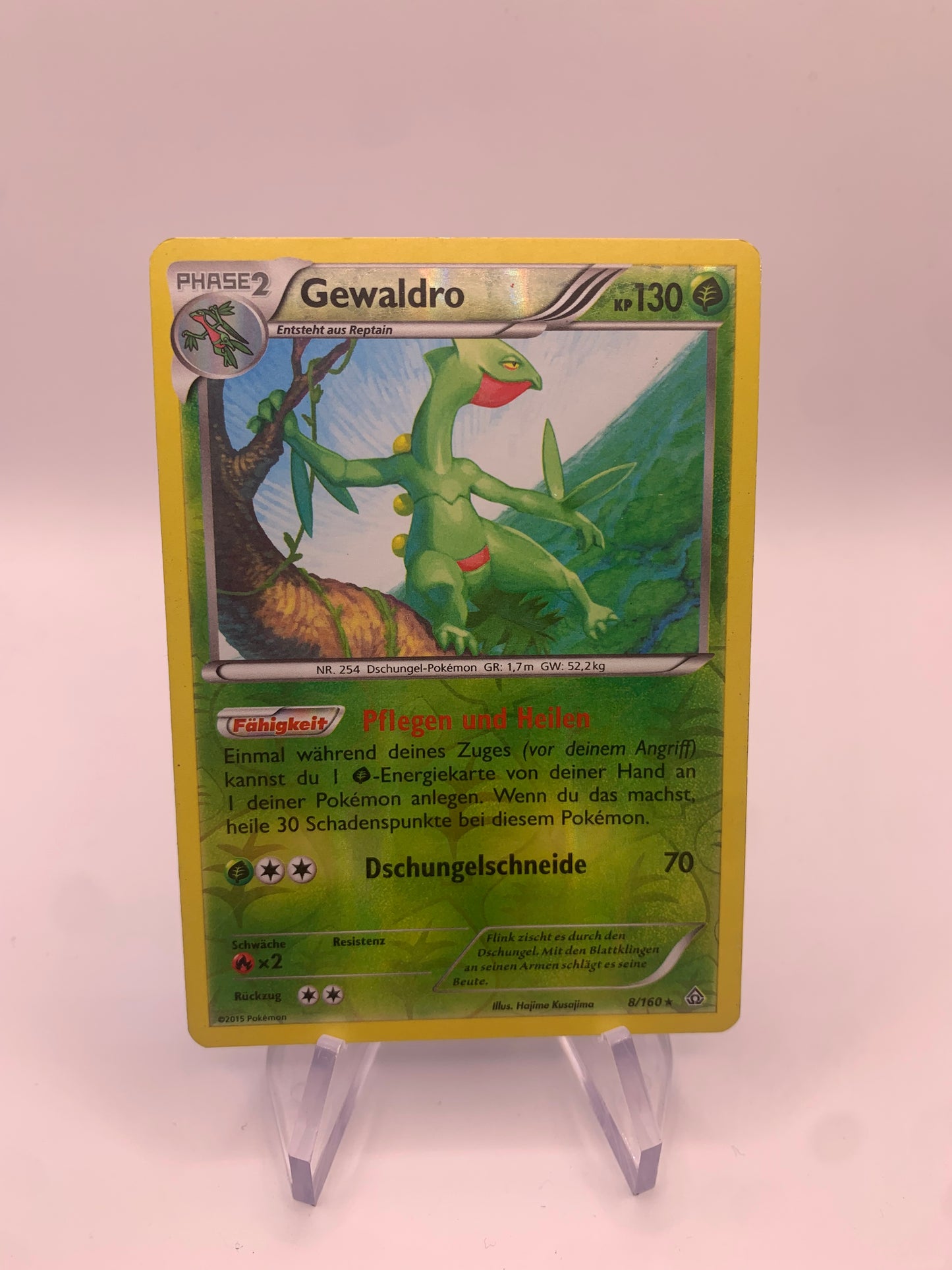 Pokemon Karte Reverse Gewaldro 8/160 Deutsch