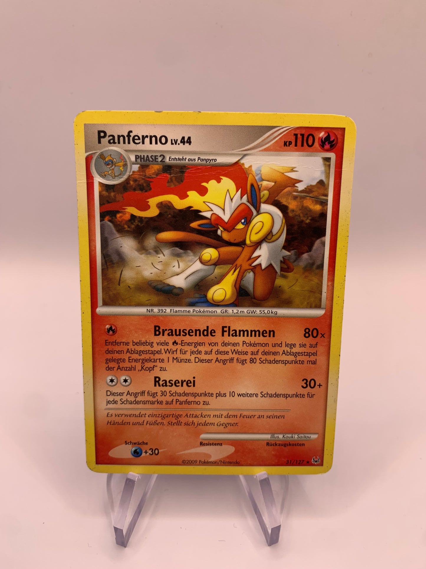 Pokemon Karte Panferno 31/127 Deutsch