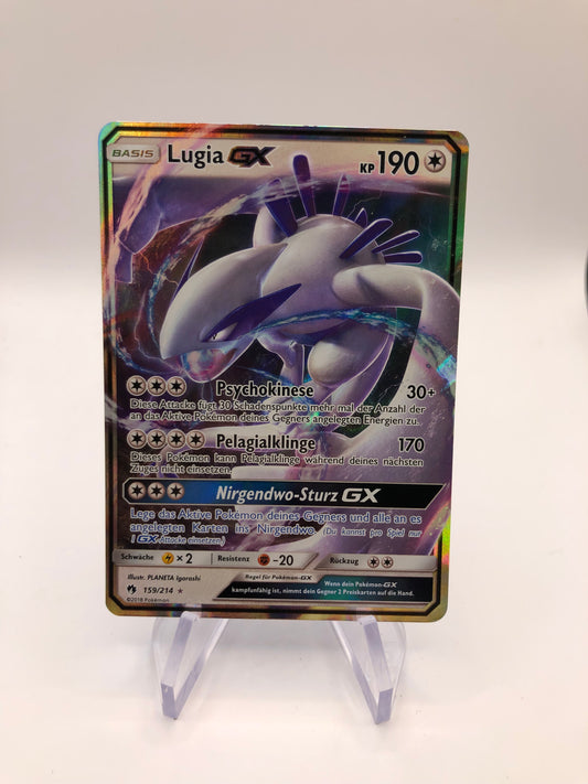 Pokemon Karte GX Lugia 159/214 Deutsch