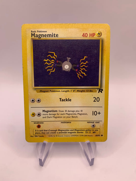 Pokemon card Magnetilo 60/82 Rocket English