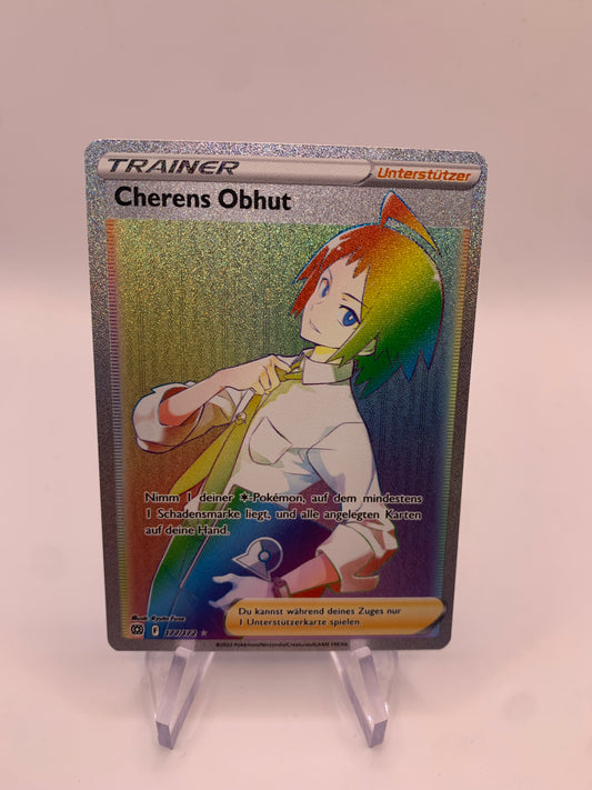 Pokemon Karte Trainer Rainbow Cherens Obhut 177/172 Deutsch