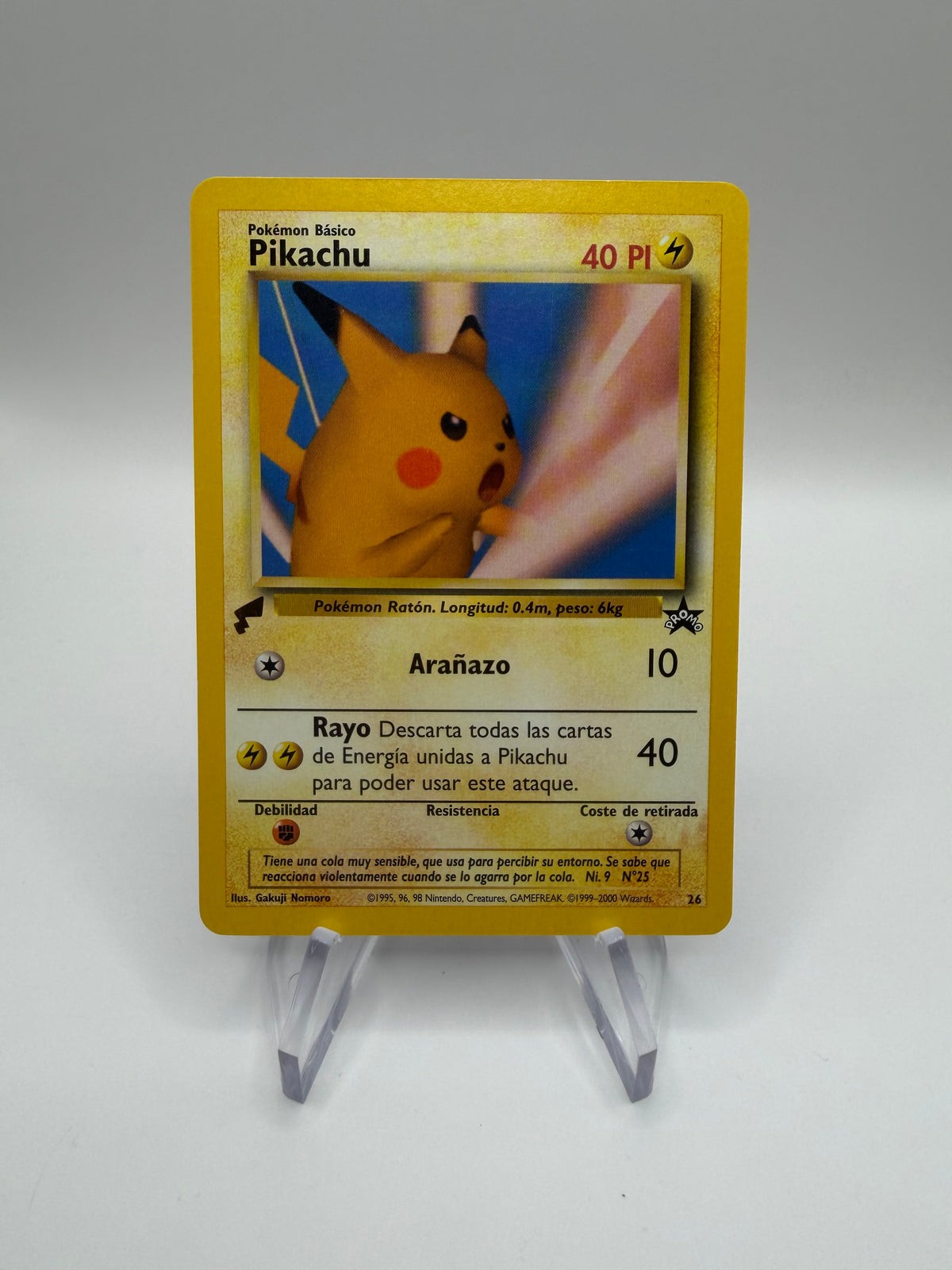 Pokemon Karte World Collection Snap Pikachu 26 Spanisch