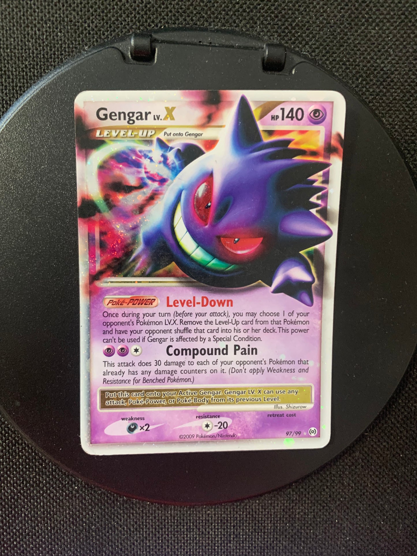 Pokemon Card Lv.X Gengar 97/99 English