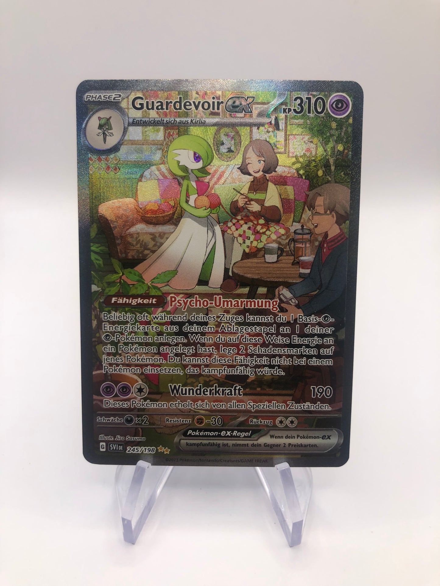Pokemon Karte EX Alt-Art Guardevoir 245/198 Deutsch