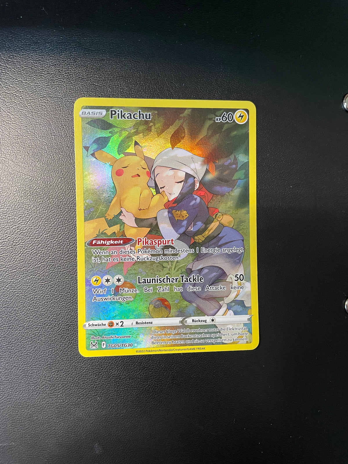 Pokemon Karte Art Rare Pikachu TG05/TG30 Deutsch