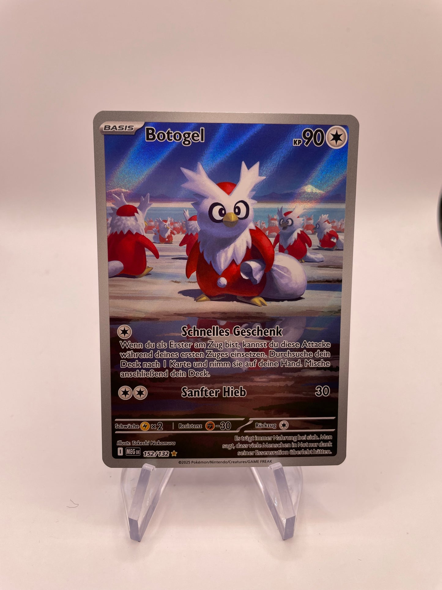 Pokémon Karte Art Rare Botogel 152/132 Deutsch