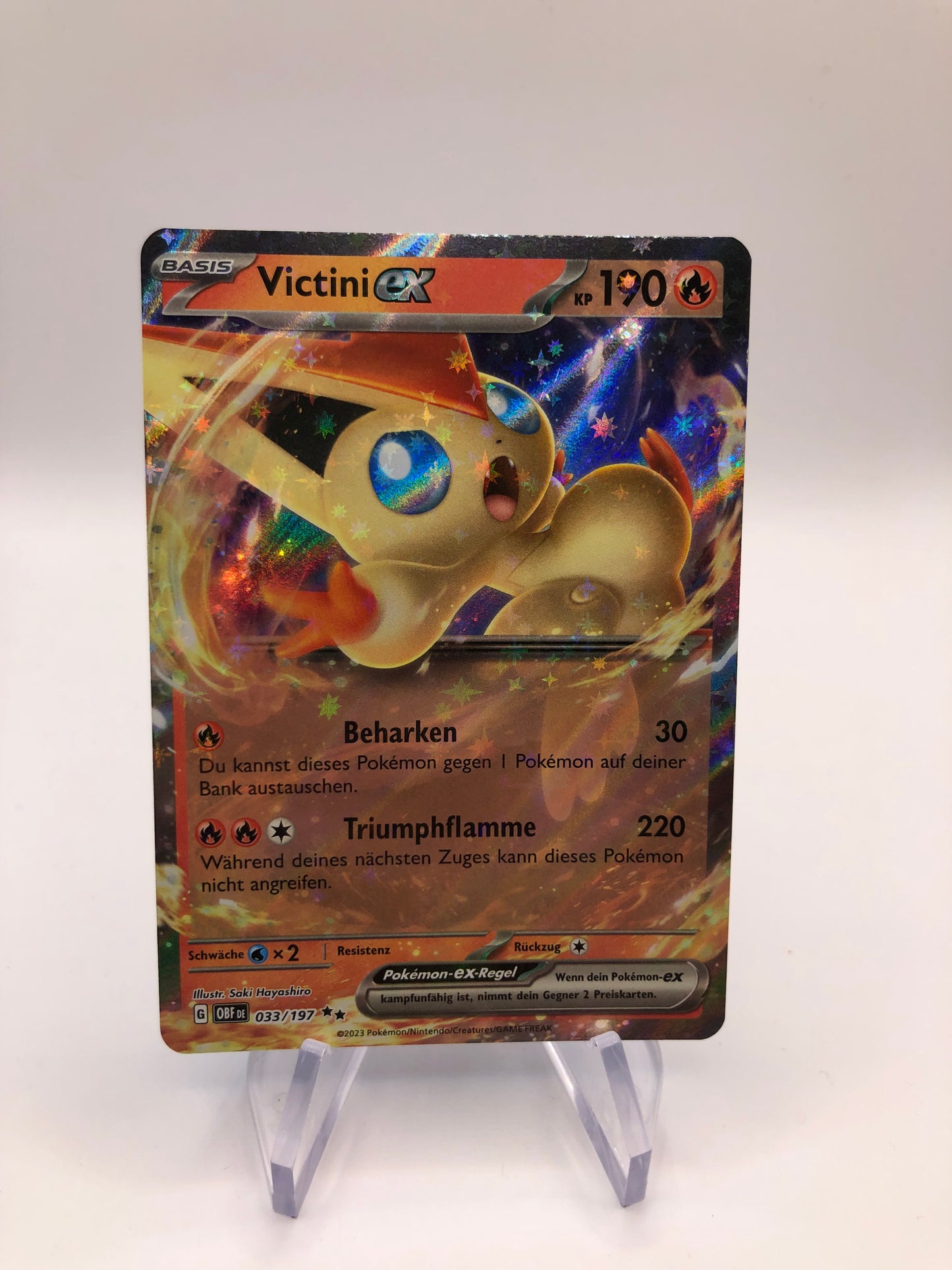Pokemon Karte Ex Victini 33 197 Deutsch