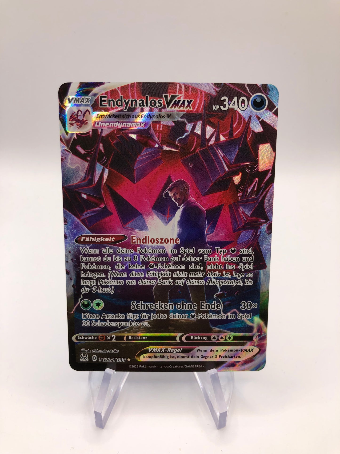 Pokemon Karte Vmax Endynalos TG22/TG30 Deutsch