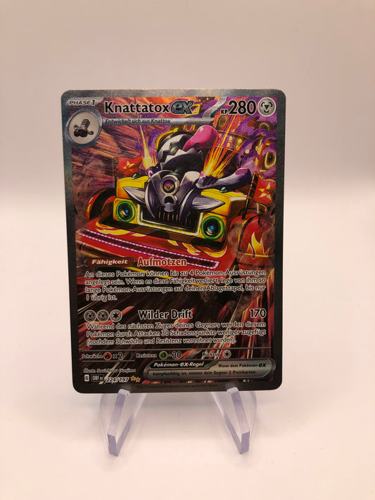 Pokemon Karte EX Knattatox 224/197 Deutsch