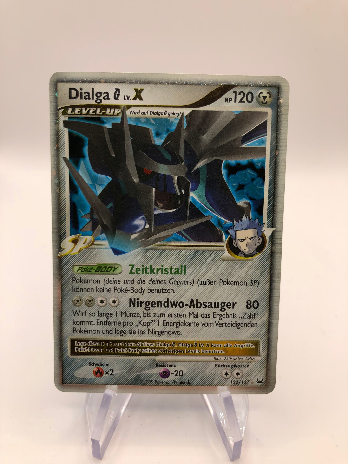 Pokemon Karte Holo Lv.X Dialga 122/127 Deutsch
