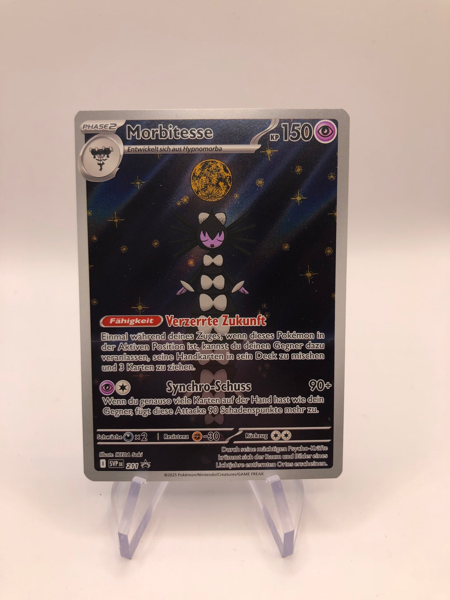 Pokemon Karte Art-Rare Promo Morbitesse 211 Deutsch