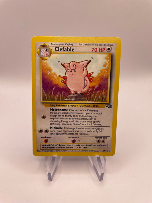 Pokemon Karte Jungle Clefable 17/64 Englisch