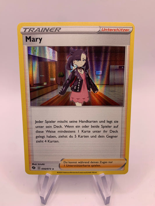 Pokémon card Holo Trainer Mary 056/073 German