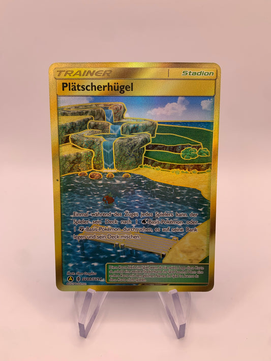 Pokemon Karte Trainer Plätscherhügel SV88/SV94 Deutsch