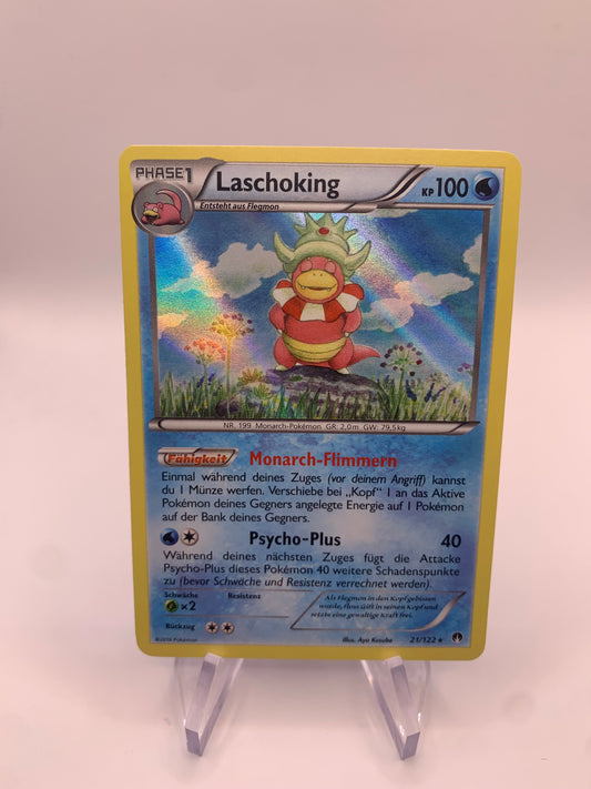 Pokemon Karte Holo Laschoking 21/122 Deutsch