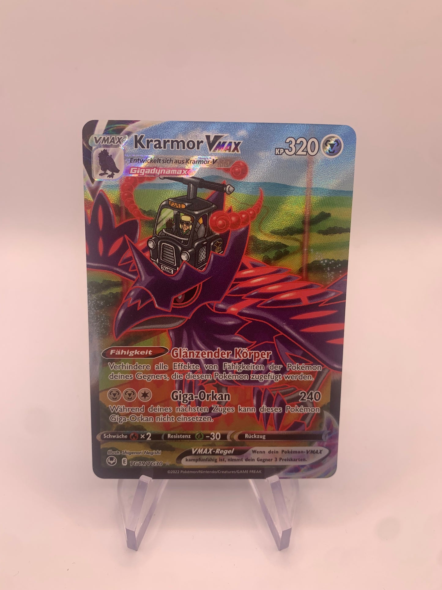 Pokemon Karte Alt Art Vmax Kramor TG19/TG30 Deutsch