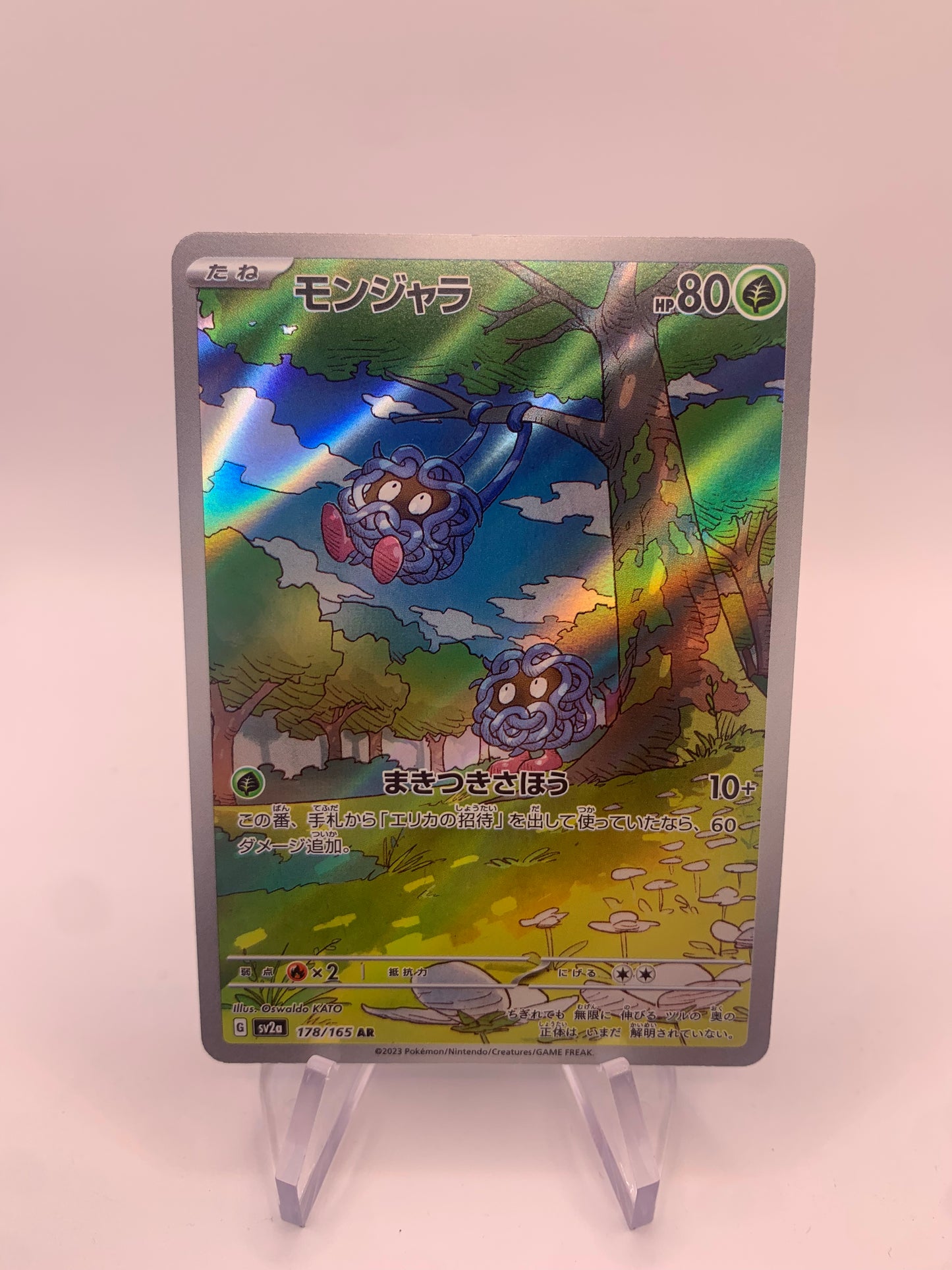 Pokemon Card Art-Rare Tangela Japanese 178/165