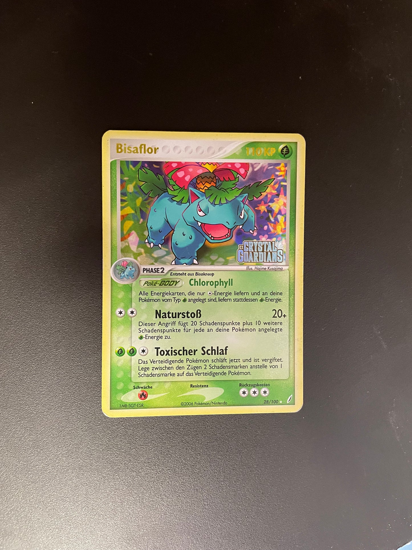 Pokemon Karte Holo Bisaflor 28/100 Deutsch