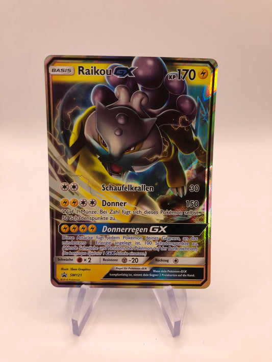 Pokemon Karten GX Raikou SM121 Deutsch