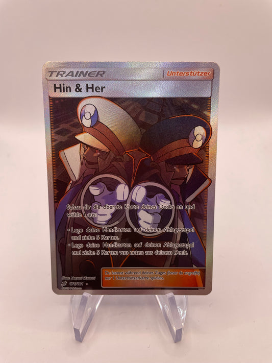 Pokemon Karte Trainer Hin & Her 176/181 Deutsch