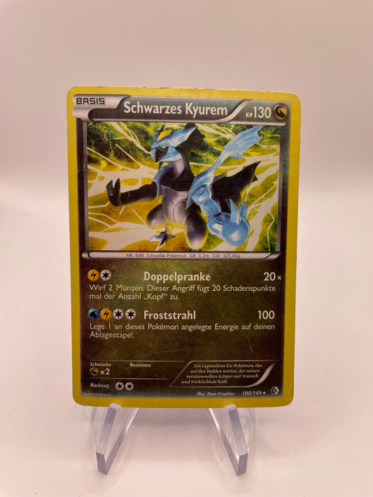 Pokemon Karte Holo Schwarzes Kyurem 100/149 Deutsch