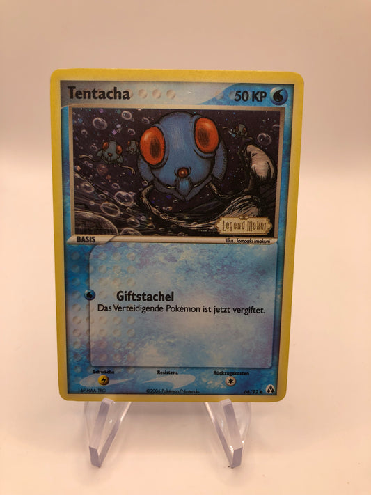 Pokemon Karte Revers Stamp Tentacha 66/92 Deutsch