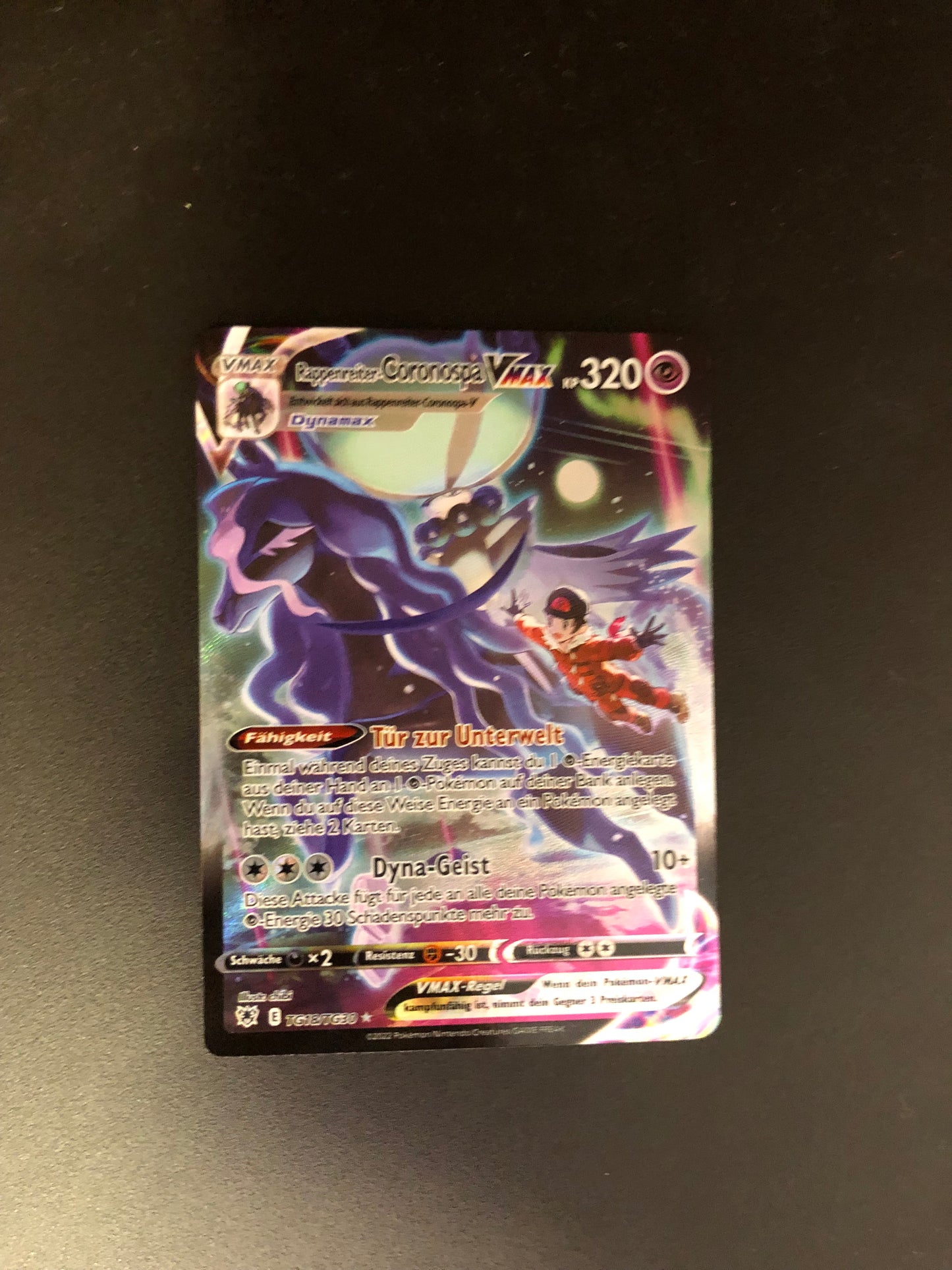 Pokemon Karte Vmax Rappenreiter Coronospa TG21/TG30 Deutsch