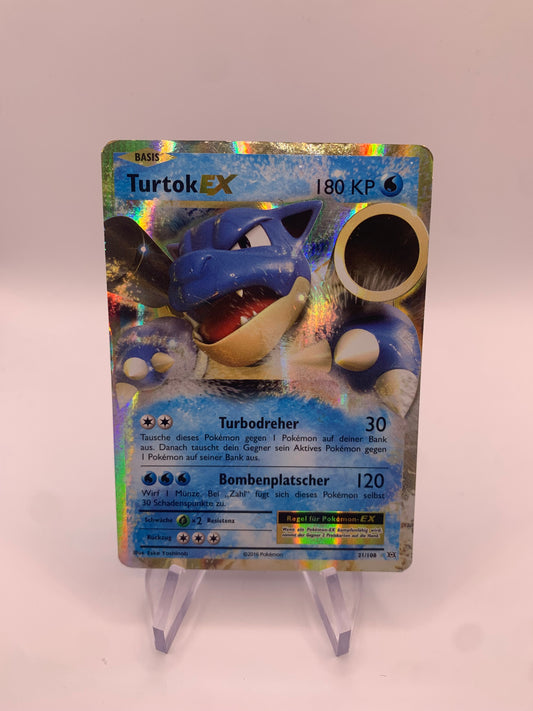 Pokemon Karte Ex Turtok 21/108 Deutsch