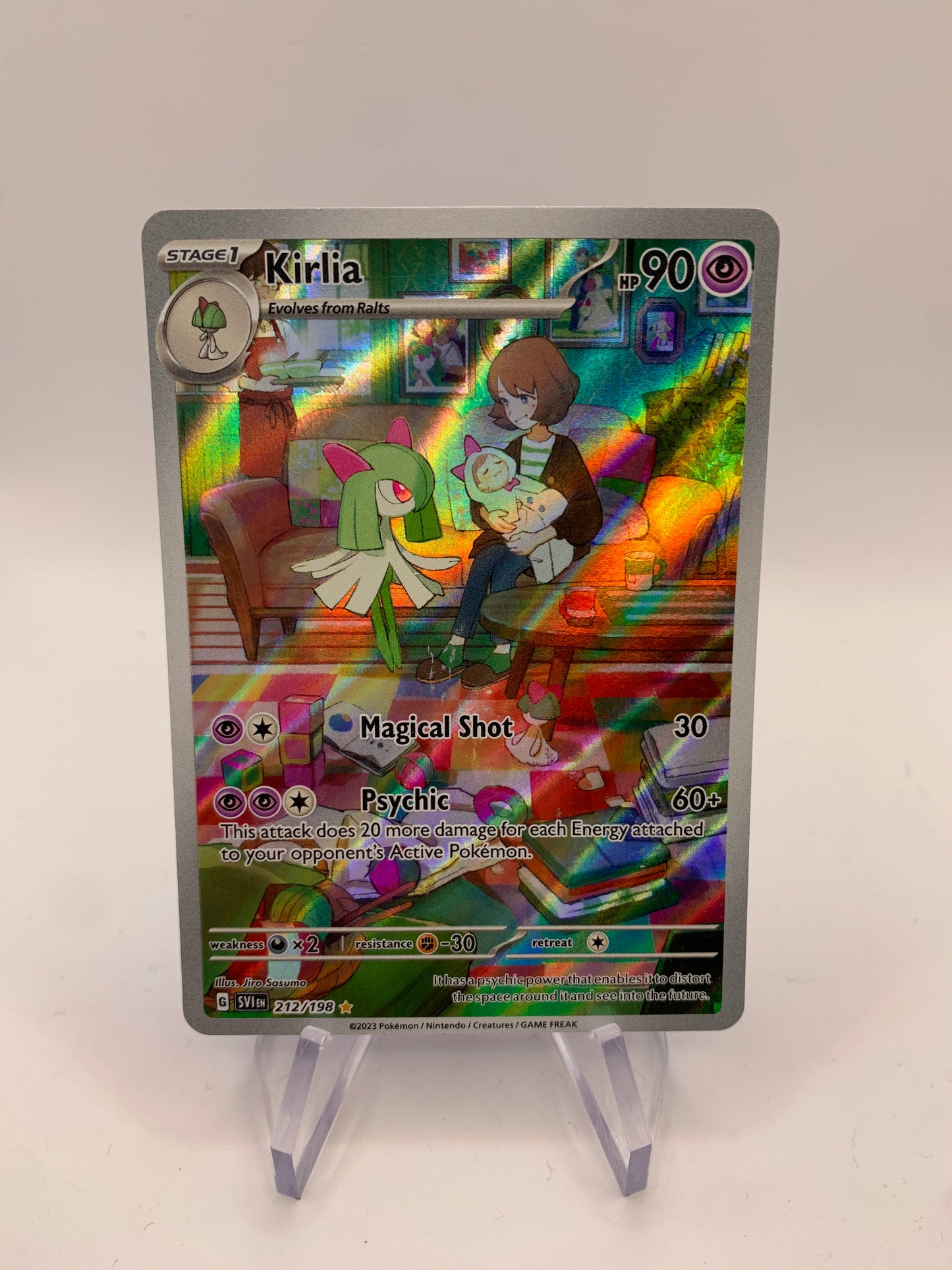 Pokemon Karte Art-Rare Kirlia 212/198 Englisch