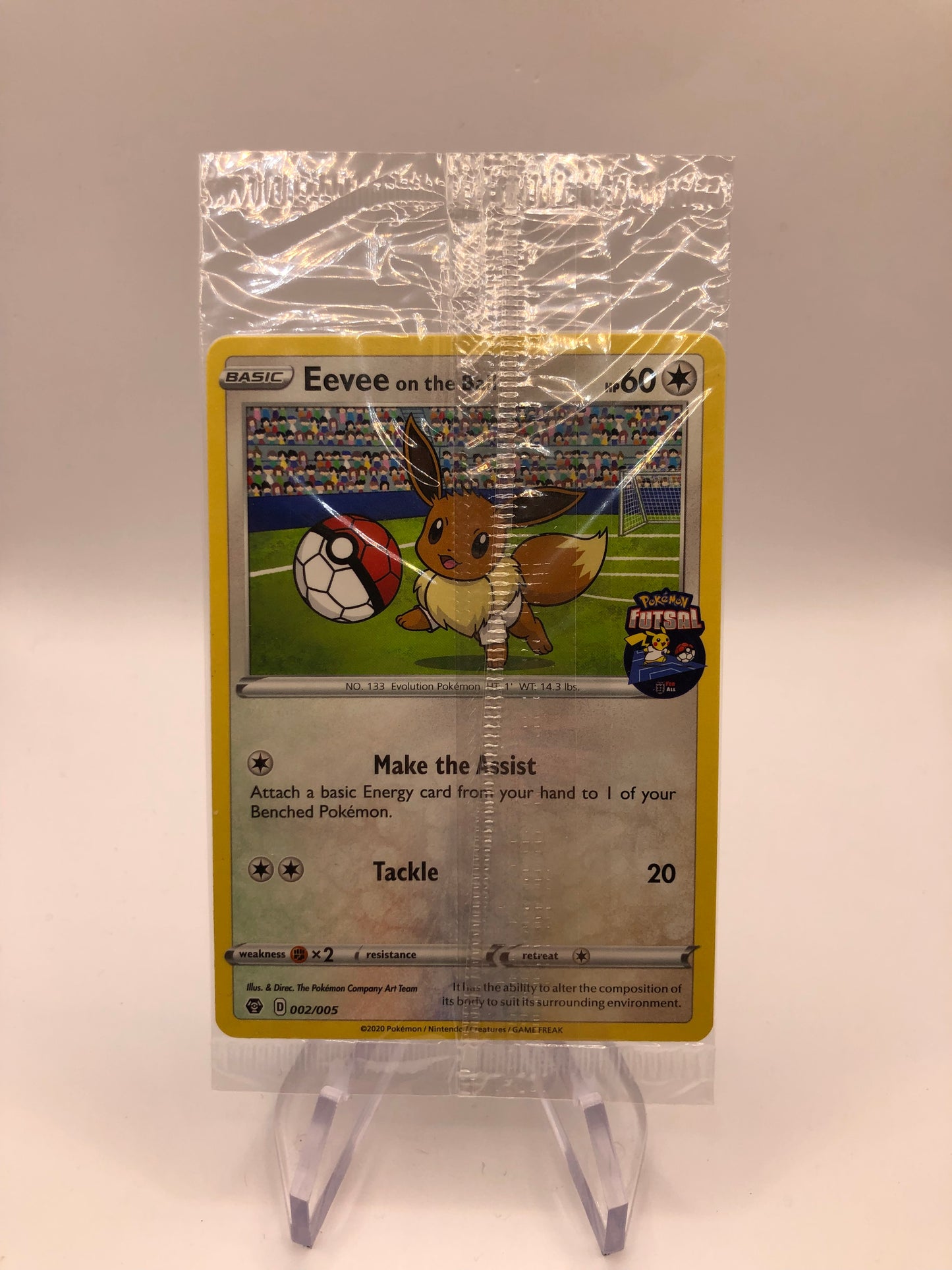 Pokemon Karte OVP Eevee on the Ball 2/5 Englisch